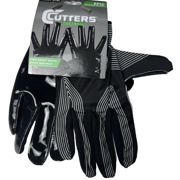 Cutters Football Adult L /XL Epic Receiver Gloves Sticky Grip Athletic - Picture 1 of 6